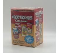 2014 Topps - Wacky Packages Chrome Blaster Box Sigillato 7 Pacchi + 4 Carte