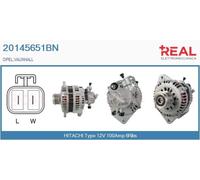 20145651BN REAL Alternatore per OPEL