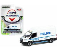 2015 Ford Transit LWB Tetto Alto NYPD 1:64 Scala Greenlight 53030A