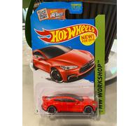 2015 Hot Wheels Workshop #217 Tesla Model S Rosso