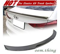 2016-2018 Fit For Hyundai Elantra AD 6th 4D OE Rear Trunk Spoiler LE Carbon