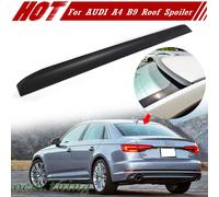 2016-2020 Fit FOR Audi A4 B9 Sedan Rear Window Roof Spoiler PUF Unpainted