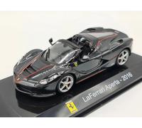 2016 Ferrari LaFerrari Aperta Nero Metallizzato 1/43 Modello Auto Ixo Altaya