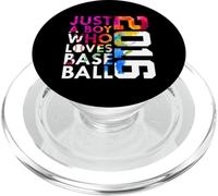 2016 JUST A BOY WHO LOVES BASEBALL 10° COMPLEANNO PopSockets PopGrip per MagSafe