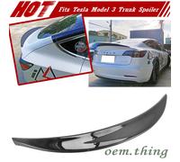 2017-2022 Fit For Tesla Model 3 Fastback Trunk Spoiler High P Type Carbon Fiber