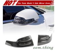2017-2022 Fit For Tesla Model 3 Sedan Side Mirror Cover DTO Type Carbon Fiber