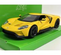 2017 Ford GT Giallo 1:24 Scala Welly 24082Y