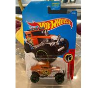 2017 Hot Wheels BAJA BONE SHAKER HW Daredevils #91/3 Arancione Satinato