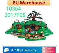 2017 pezzi Shire Hole Architettura Building Blocks Film Fai da te Giocattoli in mattoni Regali di compleanno di Natale compatibili con il set 10354 2017pcs No Box