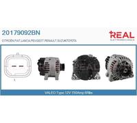 20179092BN REAL Alternatore per CITROËN,FIAT,LANCIA,PEUGEOT,RENAULT,SUZUKI,TOYOT