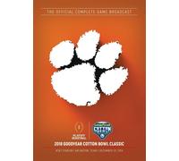2018-2019 CFP Goodyear Cotton Bowl DVD (DVD) Clemson Notre Dame