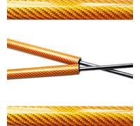 2018-2023 UX ZA10 UX250 UX200 UX250H UX260H UX300E UX300E Strut a gas con cofano anteriore compatibile con corsagni di supporto per smorzanti parti di modifica delle molle da shock(Orange carbon fiber