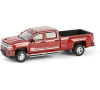 2018 Chevrolet Silverado 3500 HD Duplice Rosso Metallico 1:64 Greenlight 46150D