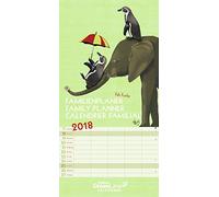 2018 Fab Funky Family Planner - teNeues GreenLine Calendar - 23 x 45.5 cm