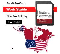 2018 per VW EOS Jetta CC GTI Passat Beetle Golf Car Aggiornamento GPS Mappa dell'America del Nord Versione10 Sistema RNS315 Scheda SD di navigazione