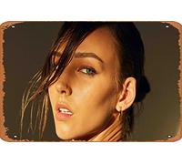 2018 Rachael Leigh Cook, celebrità HD, sfondi 4k, immagini, sfondi, foto e immagini Poster, Metallo Tin Sign, Vintage Style Wall Ornament Coffee & Bar Decor, Dimensioni 8 "X 12"