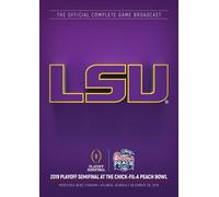 2019-2020 CFP Chick-Fil-A Peach Bowl LSU (DVD) LSU players