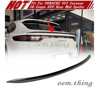 2019-21 Fit For PORSCHE 9Y3 Cayenne 5D Coupe Rear Mid Spoiler Wing Unpainted