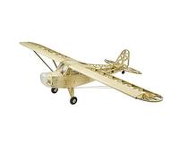 2019 Aggiornamento Balsa Legno Aereo Elettrico 1,2 M Piper Cub J3 by DW Hobby Balsa Taglio Laser J3 bisogno di Costruire; Telecomando Aereo KIT per Adulti (S2301)