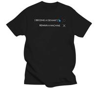2019 Detroit Become Human DBH Deviant Or O-Neck Purified Cotton T-Shirts Mens Tee Shirt Leisure Short Sleeve T Shirts Black S