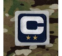 2019 Stagione CAPITANO Maglia 2-GOLD- ⭐⭐ Stella Blu Navy Adesivo C-Patch