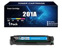 201A Compatibile per HP CF410A CF411A CF413A CF412A Cartuccia Toner con Chip per HP M452dw M452dn M452nw M477fnw M477fdn M477fdw M377dw Inchiostro per Stampante Colori Brillanti,C-1 piece