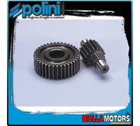202.1384 INGRANAGGI RAPPORTI SECONDARI POLINI Z 16/36 BENELLI VELVET 250 (Yamaha