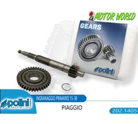 202.1405 INGRANAGGI RAPPORTI PRIMARI POLINI Z 15 / 38 PIAGGIO NRG MC3 H2O