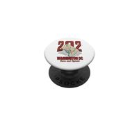 202 Mappa della città natale di Washington DC Born and Raised PopSockets PopGrip Adesivo