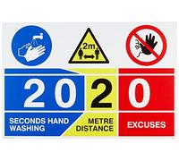 2020 20 secondi lavaggio a mano 2 metri distanza 0 scuse