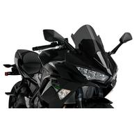 2020-2026 Kawasaki Ninja 650 Puig Schermo Parabrezza Racing Dark Smoke Bolt-On