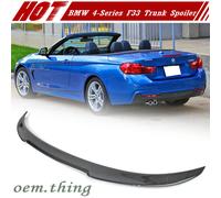 2020 Fit FOR BMW 4-Series F83 F33 Convertible M Style Trunk Spoiler Carbon