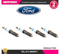 2020957 4 Candele originale (MARCA ORIGINALE-FORD)..