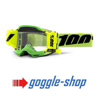 2021 100% Percent Forecast Accuri 2 Roll Off MX Motocross Occhiali Travis Verde
