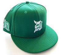 2021 Detroit Tigers St.Patrizio Verde MLB New Era 59Fifty Aderente Hat 7 7/8