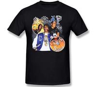 2021 Fashion A$AP Rocky T Shirts Hip Hop Man Hip Hop Street Outfit Harajuku Tshirts Vintage Casual Cotton ASAP Rocky T-Shirt Black L