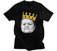 2021 Fashion Hasbulla Fighting T-Shirts Printed Casual Clothing Comfortable Hip-Pop Four Season Streetwear Men XL