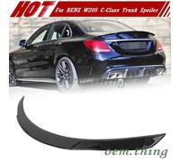 2021 Fit For Mercedes Benz W205 C Class Saloon Rear Trunk Spoiler Wing Painted