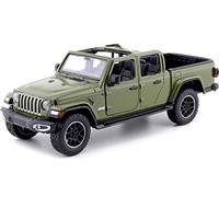 2021 Jeep Gladiator Overland Open Top Pickup Verde 1:24 Motor Max 79367