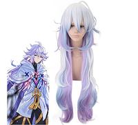 2021 Nuovo Anime Fate/Grand Ordine Caster Merlin Parrucca Lunga Costumi Cosplay Fate Stay Night Parrucche Sintetiche Resistenti Al Calore
