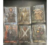 2021 STAR WARS THE MANDALORIAN SET COMPLETO COMPLETO CARTA DI CRISTALLO INSEG...