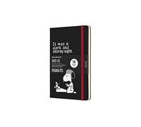 2022 18M PEANUTS WKLY NTB LG BLACK NUOVO