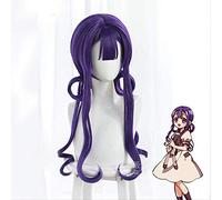 2022 Anime Akane Aoi Purple Long Wig Cosplay Costume Cosplay Jibaku Shounen WC- Bound Hanako- Kun Parrucche dei Capelli Sintetici dei Capelli Sintetici
