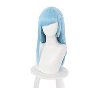 2022 Anime Jujutsu Kaisen Miwa Kasumi Cosplay Wig Blue Parrucca sintetica Capelli sintetici Parrucca cosplay + parrucca Poppi sintetici Party Puntelli