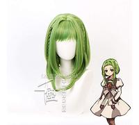 2022 Anime Nanamine Sakura Verde Parrucca Cosplay Costume Cosplay Jibaku Shounen WC-Boiled- Bound Hanako- Kun Capelli Sintetici Resistenti al Calore Parrucche for Capelli Sintetiche
