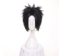 2022 Anime Uchiha Sasuke Cosplay Black Short parrucca corta- resistente al calore Capelli di fibra +parrucca+ fascia di party Puntelli da uomo Gioco di ruolo