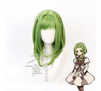 2022 Anime WC- Bound Hanako- Kun Nanamine Sakura Cosplay Verde Parrucca Jibaku Shounen Sintetica dei Capelli+ Protezione della Parrucca del Partito del Gioco di Ruolo