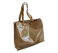2022 Borsa a mano trasparente semplice da donna di grande capacità alla moda con una spalla, C, Taglia unica