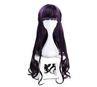 2022 Cardcaptor Sakura daidouji tomoyo Scuro Viola Lunga Parrucca riccia Cosplay Cartolina Costume Captor Sakura Resistente al Calore Capelli Donne Parrucche