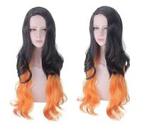 2022 Cos Wig 8 Styles Demon Slayer Cosplay Perücke Nezuko Kamado Tokitou Muichirou Perückenhaar Kimetsu No Yaiba Giyuu Tsuyuri Kanawo Cosplay Perücken Einheitsperücke Nr. 596 (Color : Wig No.180, Si